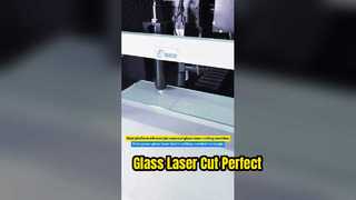 Cắt hàng loạt tia laser thủy tinh màu xanh 3mm hình học góc tròn