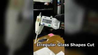 Cắt laser kính sapphire 3 mm cho hình dạng không đều