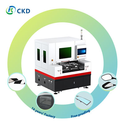 HTI Control Mirror Glass Cutting Machine 0.2-5mm Cutting Capacity for Smooth Edges