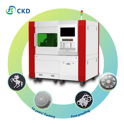 ±0.005mm Precision Water Cooling Laser Metal Cutting Machine With Taiwan Hiwin Square Guide Rails