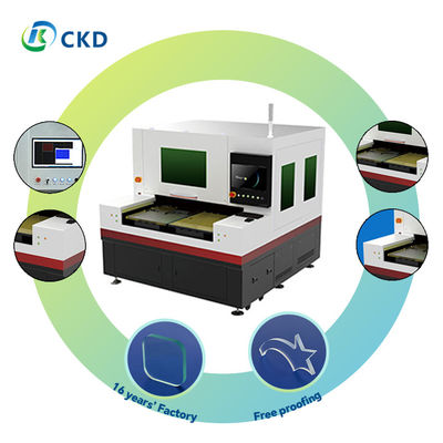 Industrial Laser Glass Cutting Machine 10.6μm 150W 250W/350W with Linear Speed Up To 1000mm/s