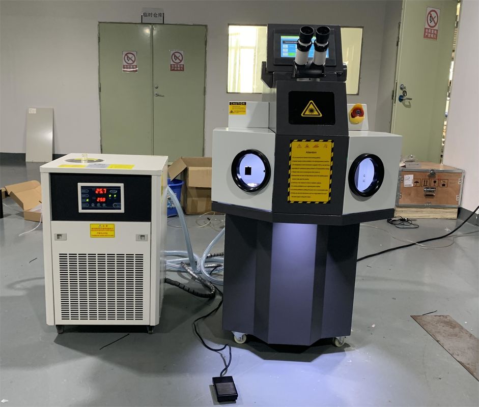 Gold Silver Platinum Jewelry Laser Welding Machine User-friendly With Water Cooling System