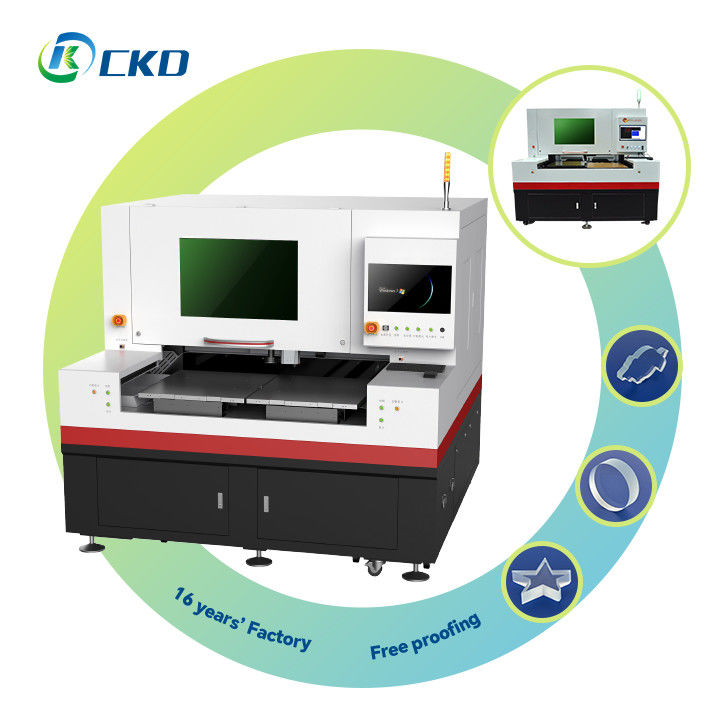 Professional CNC Thick Glass Laser Cutting Machine 3500kg with Impulse Frequency 1-100kHz