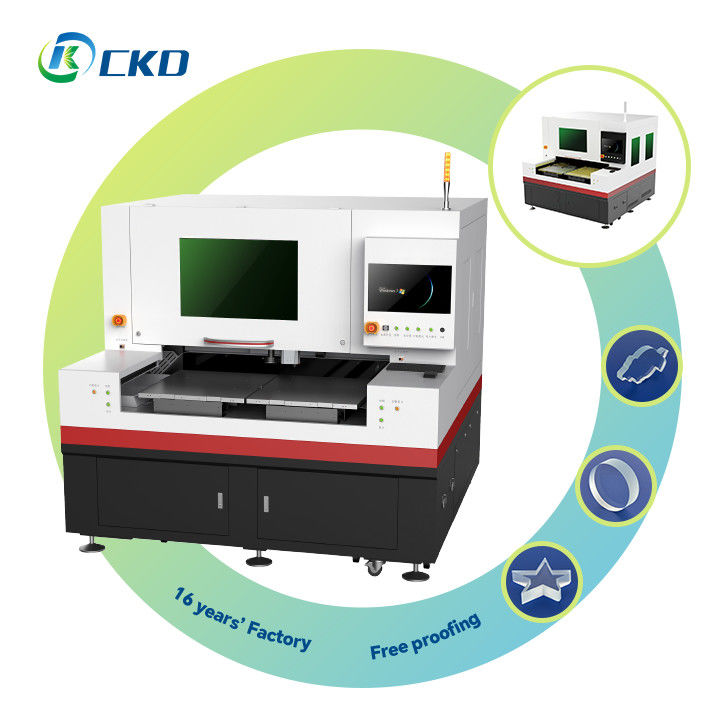 Speed 1064nm Laser Glass Cutting Machine Precision Splitting Power 150W Linear Guide TPI