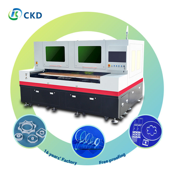 Environmental Protection Glass Laser Cutting Machine Ultra Fast 400mm*500mm Precision