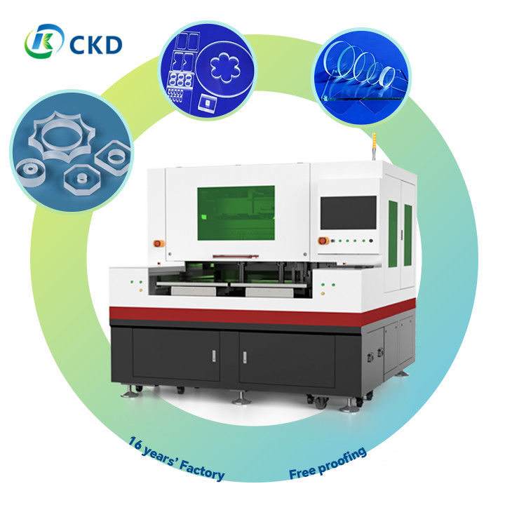 XY Linear Motor Grating Ruler Control System 150W Speed Laser Cutting Machine for Glass