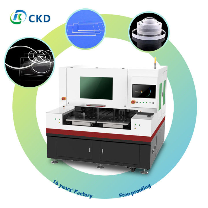 30-90W Thick glass laser cutting machine with 0.03-25mm Cutting Precision