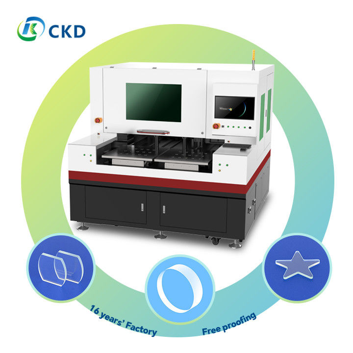 600x700mm Water Cooled Ultra Clear Class Laser Glass Cutting Machine With 1G Acceleration