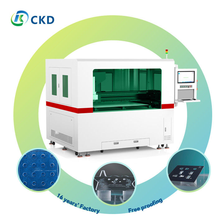 Compact Laser Glass Drilling Equipment with x30 Focused Light Spot and Coaxial Red Light