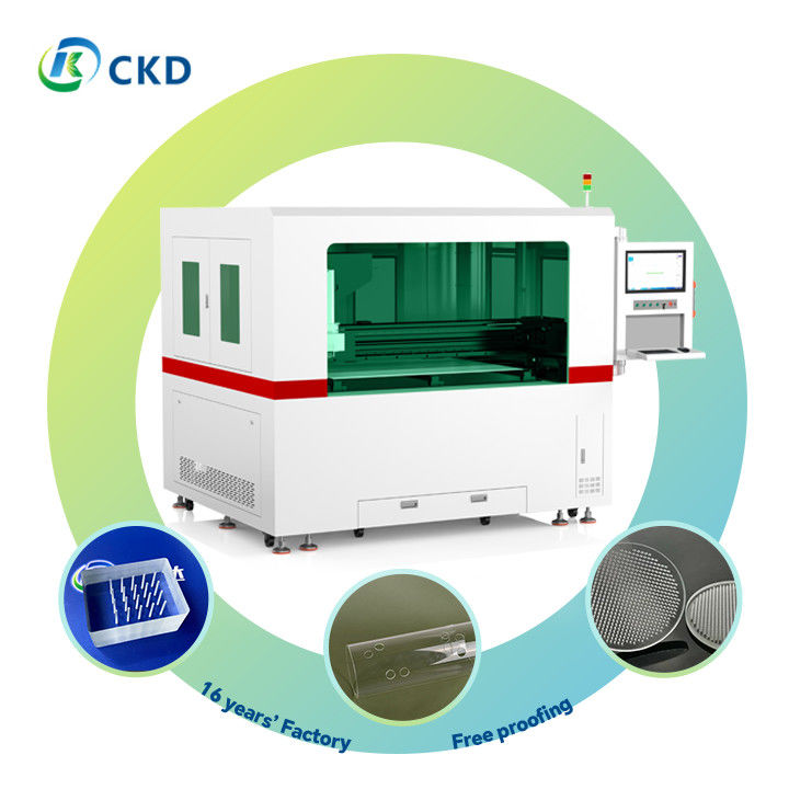 MOPA Pulse Laser Glass Drilling Machine / Laser Drilling Machine With High Floor Load Capacity