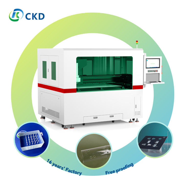 Customized Positioning Laser Glass Drilling Machine with Focusing Depth 250-450um