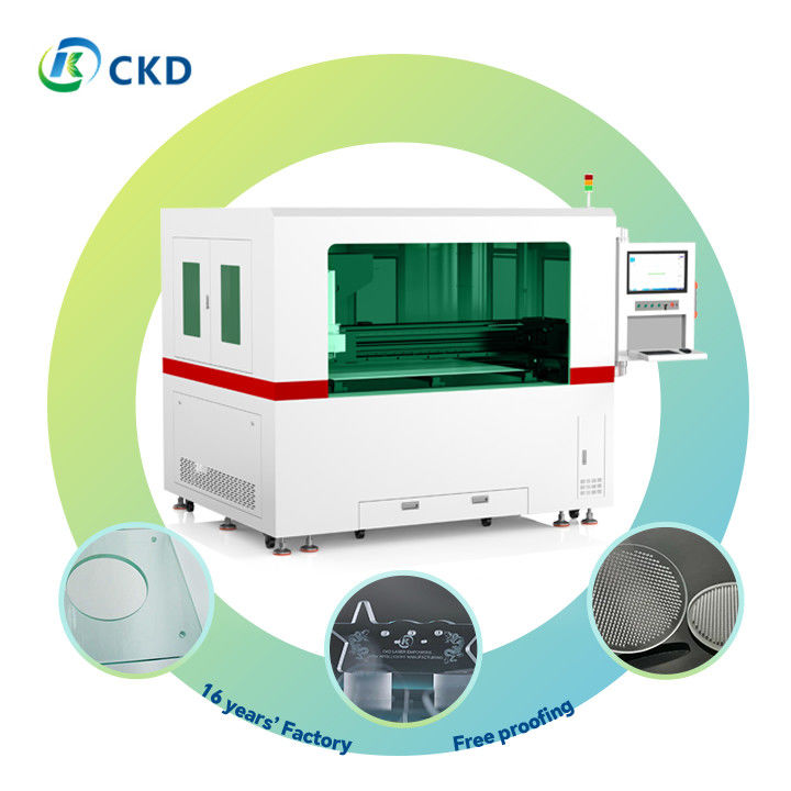 Motion Platform CO2 Glass Drilling Machine With 600x700mm Processing Range