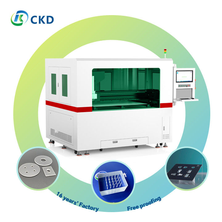 Infrared 100W MOPA Laser Glass Drilling Machine With Adjustable 0-600mm/s Cutting Speed