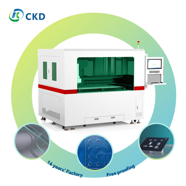 Infrared MOPA Laser Glass Drilling Machine With 1-4000KHz Repetition Frequency And Coaxial Red Light
