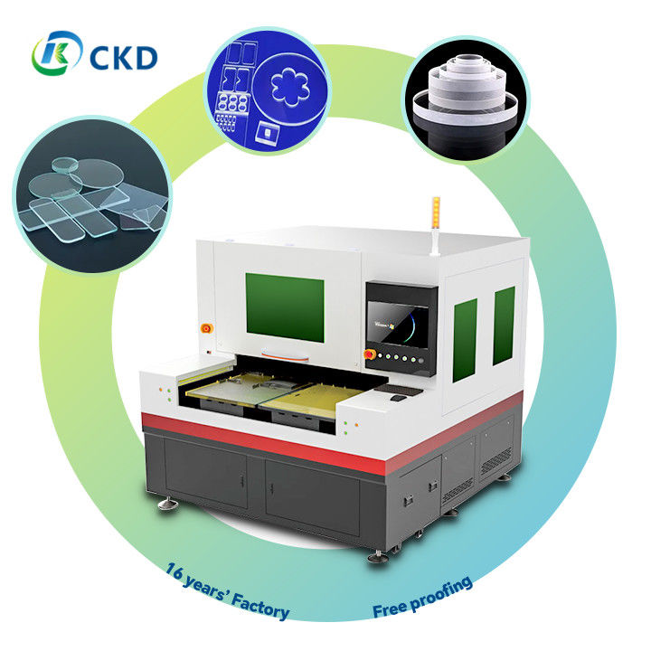 150W Laser Glass Cutting Machine with XY Linear Motor and Grating Ruler Drive