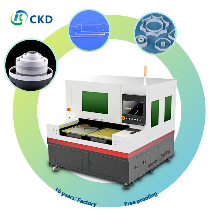 High Precision Dual Laser Glass Cutting and Splitting Machine with ≤5μm Cutting Burr