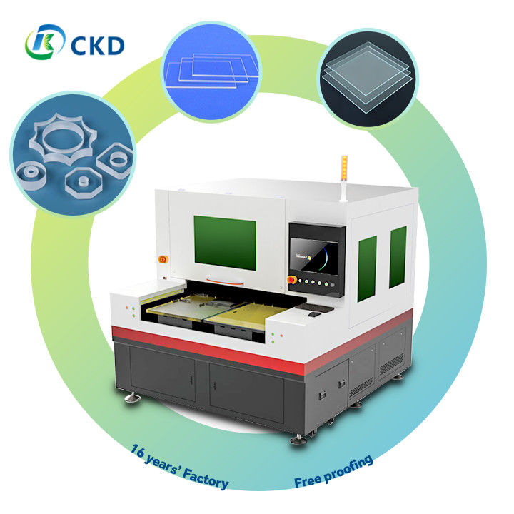 Compact Infrared Picosecond Thick Glass Laser Cutting Machine / Optical Glass Laser Cutting Machine