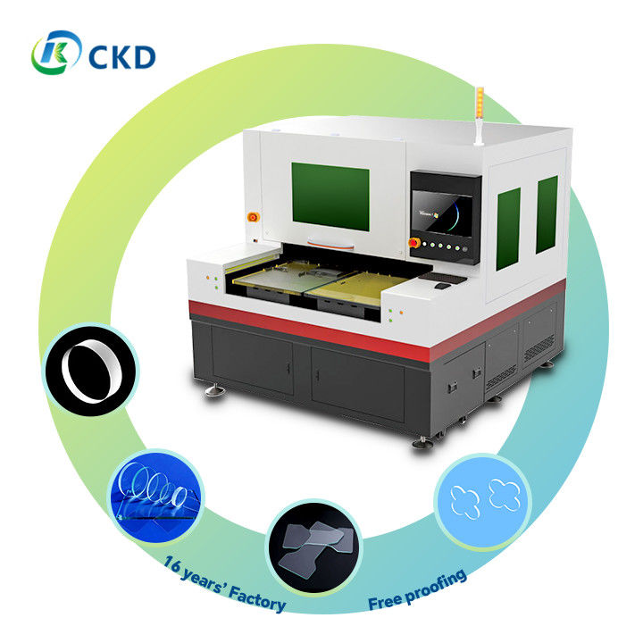 Ultra Picoscond Laser Glass Cutting Machine With Splitting Laser Source