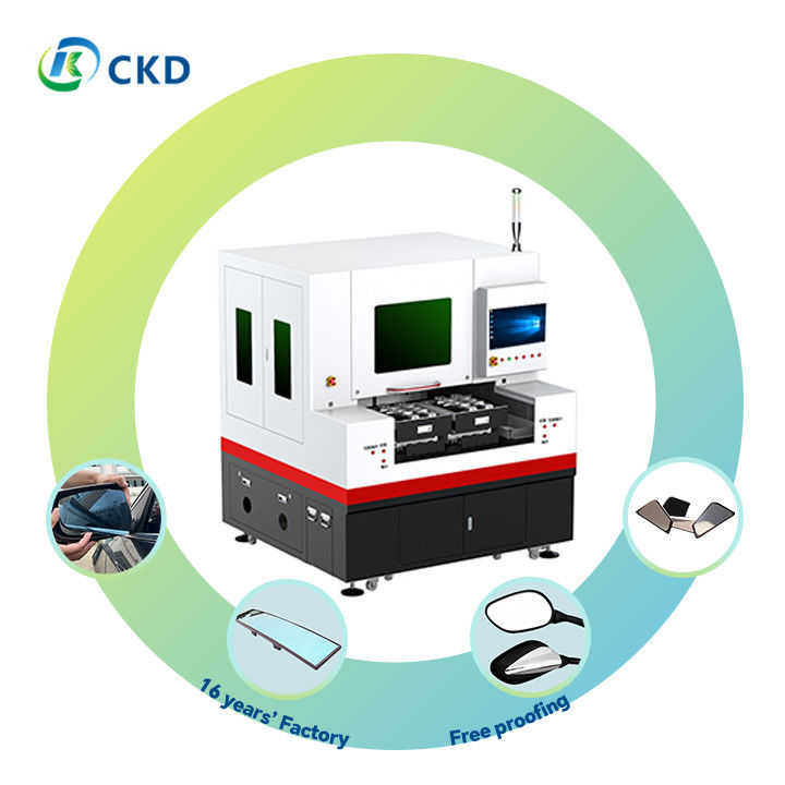 High Speed Glass Mirror Cutting Machine Customized With Rack And Pinion Transmission System
