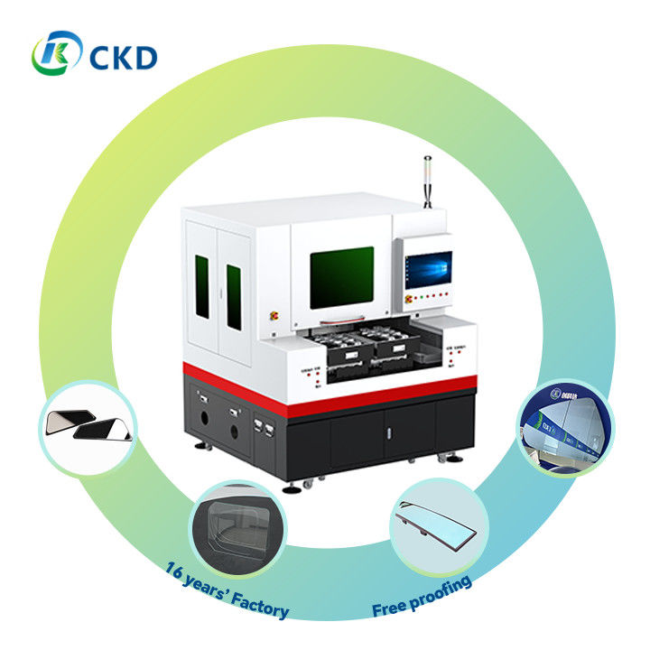 High Precision Glass Mirror Cutting Machine Cutting Speed 1-3m/min Chipping ≤0.02mm 2000kg Capacity Voltage 220V/380V