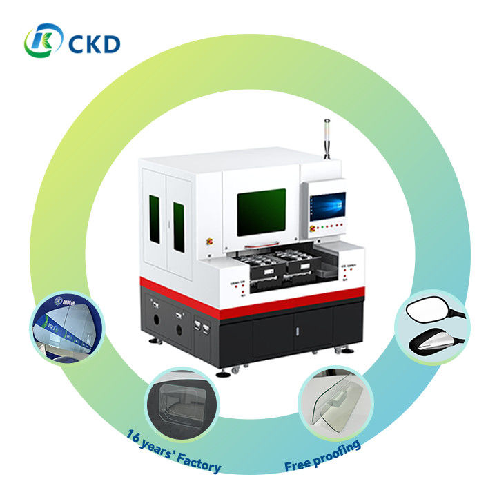 Customized CNC Glass Mirror Cutting Machine Cutting Thickness 3-19mm