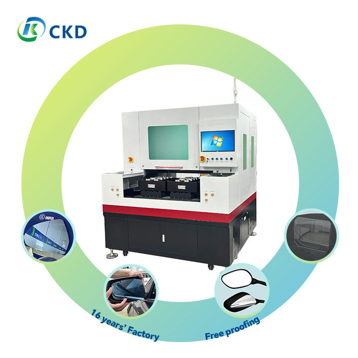 0.2-5mm Cutting Thickness Glass Mirror Laser Cutting Machine with 3.5KW Motor Power