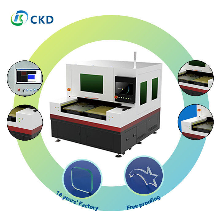Industrial Laser Glass Cutting Machine 10.6μm 150W 250W/350W with Linear Speed Up To 1000mm/s
