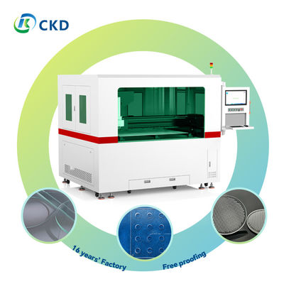 Precise Glass Drilling Infrared MOPA Laser Equipment Coaxial Red Light / Field Lens