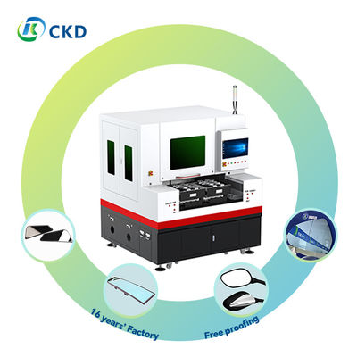 HTI Glass Mirror Laser Cutting Machine Cutting 0.2-5mm 1800*1700*2035mm